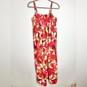 A New Day Red Floral Maxi Dress